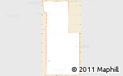 Classic Style Simple Map of ZIP code 74445