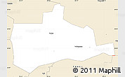 Classic Style Simple Map of ZIP code 74454