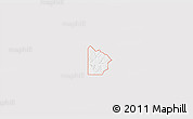 Silver Style 3D Map of ZIP code 74457, single color outside