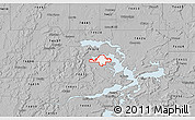 Gray 3D Map of ZIP code 74461