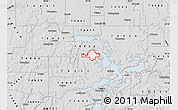 Silver Style Map of ZIP code 74461