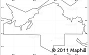 Blank Simple Map of ZIP code 74461