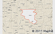 Classic Style Map of ZIP code 74467