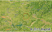 Satellite 3D Map of ZIP code 74469