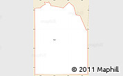 Classic Style Simple Map of ZIP code 74469