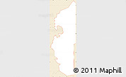 Classic Style Simple Map of ZIP code 74471