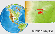 Physical Location Map of ZIP codes starting with 745