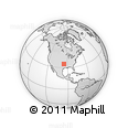 Outline Map of ZIP Codes Starting with 745