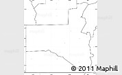 Blank Simple Map of ZIP code 74525, no labels