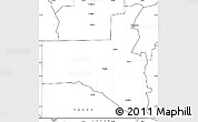 Blank Simple Map of ZIP code 74525