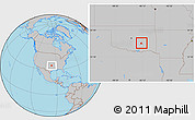 Gray Location Map of ZIP code 74531
