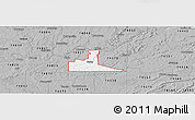 Gray Panoramic Map of ZIP code 74531
