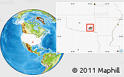 Physical Location Map of ZIP code 74536, highlighted country, highlighted county