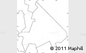 Blank Simple Map of ZIP code 74543, no labels