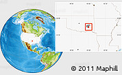 Physical Location Map of ZIP code 74547, highlighted country, highlighted county