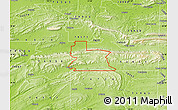Physical Map of ZIP code 74549