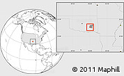 Blank Location Map of ZIP code 74553, highlighted country, highlighted county