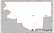 Gray Simple Map of ZIP code 74563