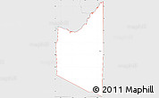 Silver Style Simple Map of ZIP code 74570