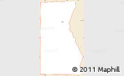 Classic Style Simple Map of ZIP code 74572