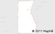 Silver Style Simple Map of ZIP code 74572