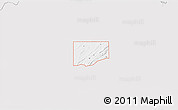 Silver Style 3D Map of ZIP code 74576, single color outside