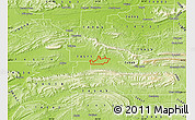 Physical Map of ZIP code 74577