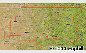 Satellite 3D Map of ZIP codes starting with 746