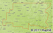 Physical Map of ZIP codes starting with 746
