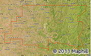 Satellite Map of ZIP codes starting with 746
