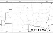 Blank Simple Map of ZIP codes starting with 746, no labels