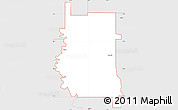 Silver Style Simple Map of ZIP code 74601