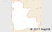 Classic Style Simple Map of ZIP code 74604