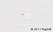 Silver Style 3D Map of ZIP code 74630, single color outside