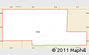 Classic Style Simple Map of ZIP code 74632