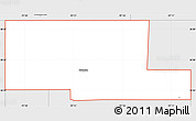 Silver Style Simple Map of ZIP code 74632
