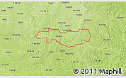 Physical 3D Map of ZIP code 74633