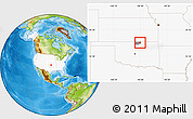 Physical Location Map of ZIP code 74641, highlighted country, highlighted county
