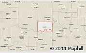 Classic Style 3D Map of ZIP code 74643