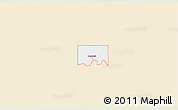 Classic Style 3D Map of ZIP code 74643, single color outside