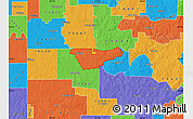 Political Map of ZIP code 74644