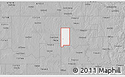 Gray 3D Map of ZIP code 74646
