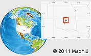 Physical Location Map of ZIP code 74651, highlighted country, highlighted county