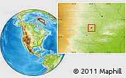 Physical Location Map of ZIP code 74652