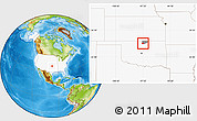 Physical Location Map of ZIP code 74653, highlighted country, highlighted county