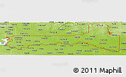 Physical Panoramic Map of ZIP codes starting with 747