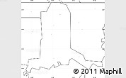 Blank Simple Map of ZIP code 74723, no labels