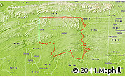 Physical 3D Map of ZIP code 74724