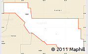 Classic Style Simple Map of ZIP code 74730