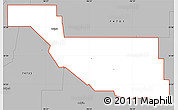 Gray Simple Map of ZIP code 74730